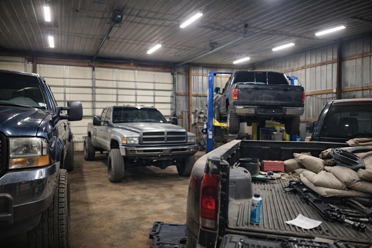 Integrity Diesel mechanic at work